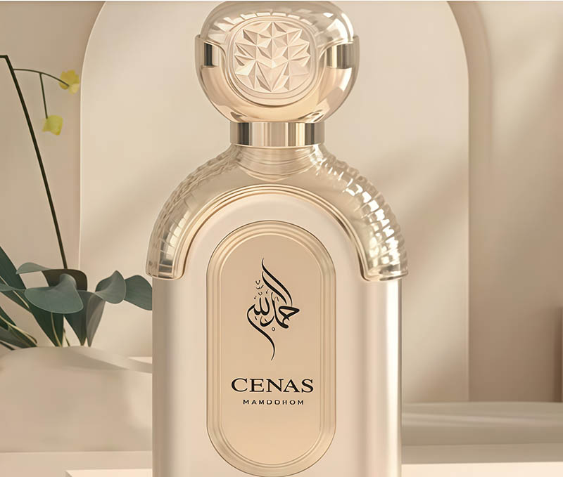 75ml glass perfume bottle with crystal embellishment