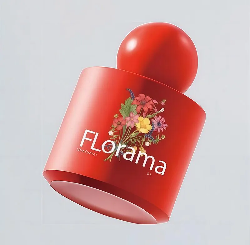 50ml round glass perfume bottle - luxury packaging