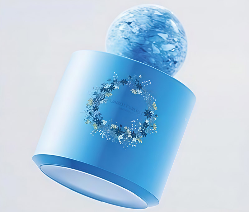 100ml round-capped glass perfume bottle - luxury packaging