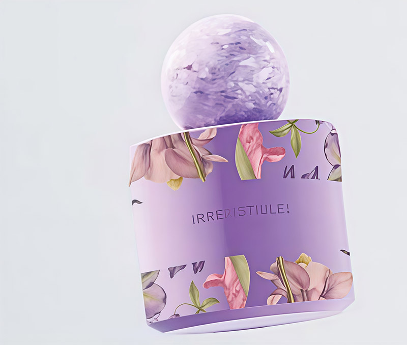 75ml glass fragrance bottle with magnetic cap