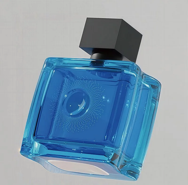 empty perfume bottles and boxes