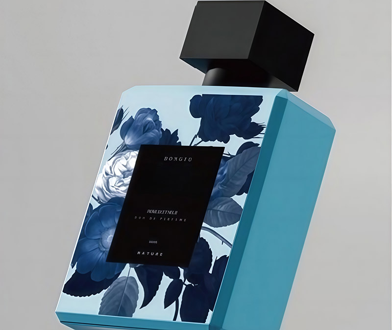 art deco glass perfume bottle