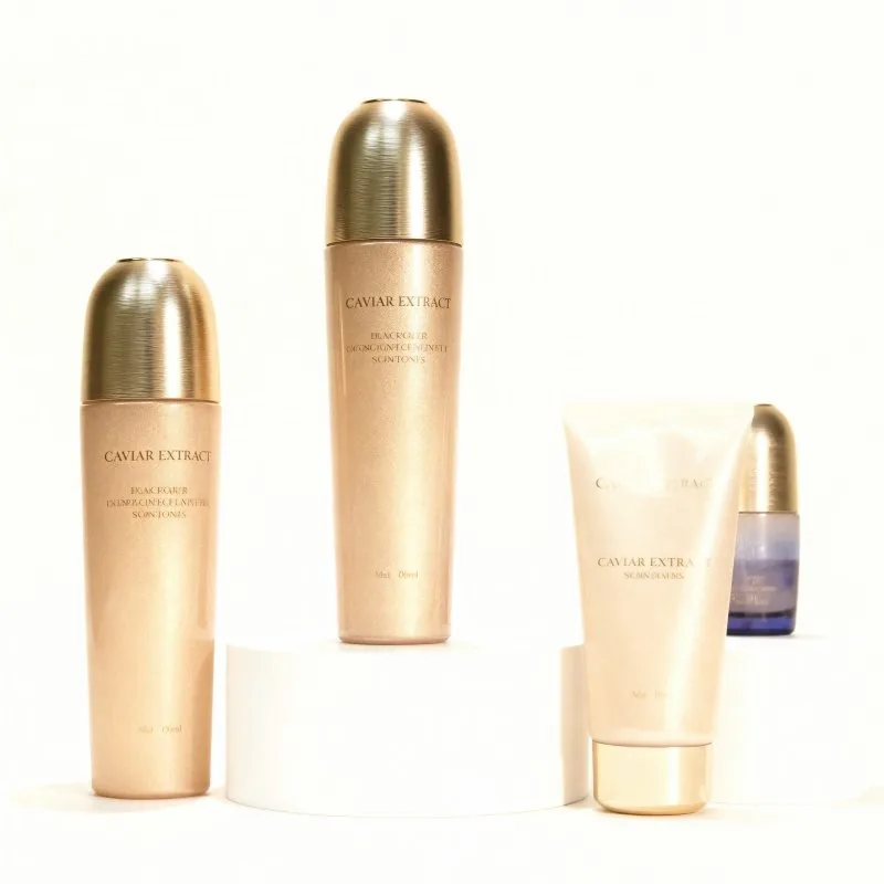 50ml cream jar, 30ml serum, 10ml oil - eco friendly gift set - NAISI Packagingg