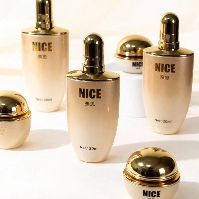 empty hair serum bottle