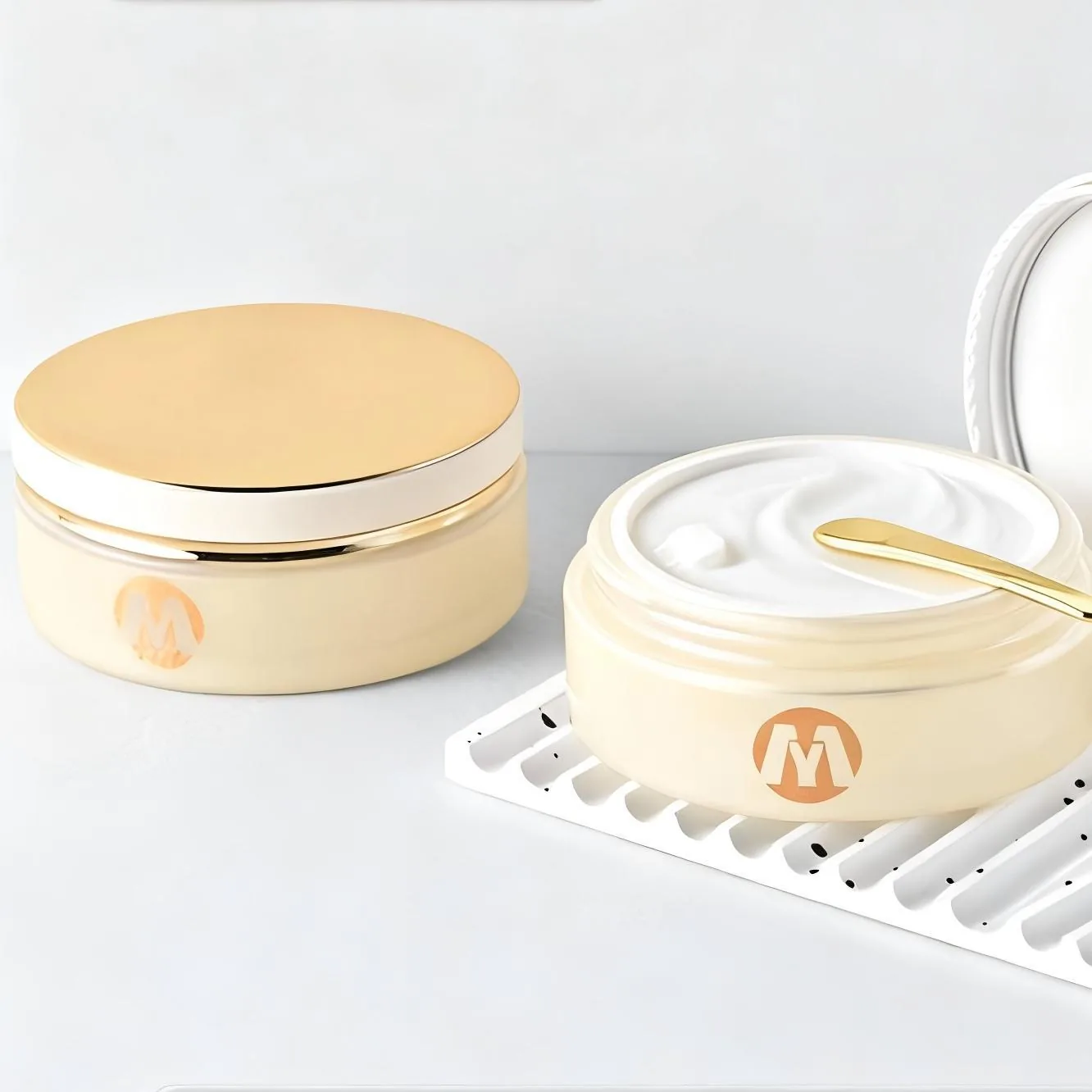 100ml glass cream jar with luxury gift box