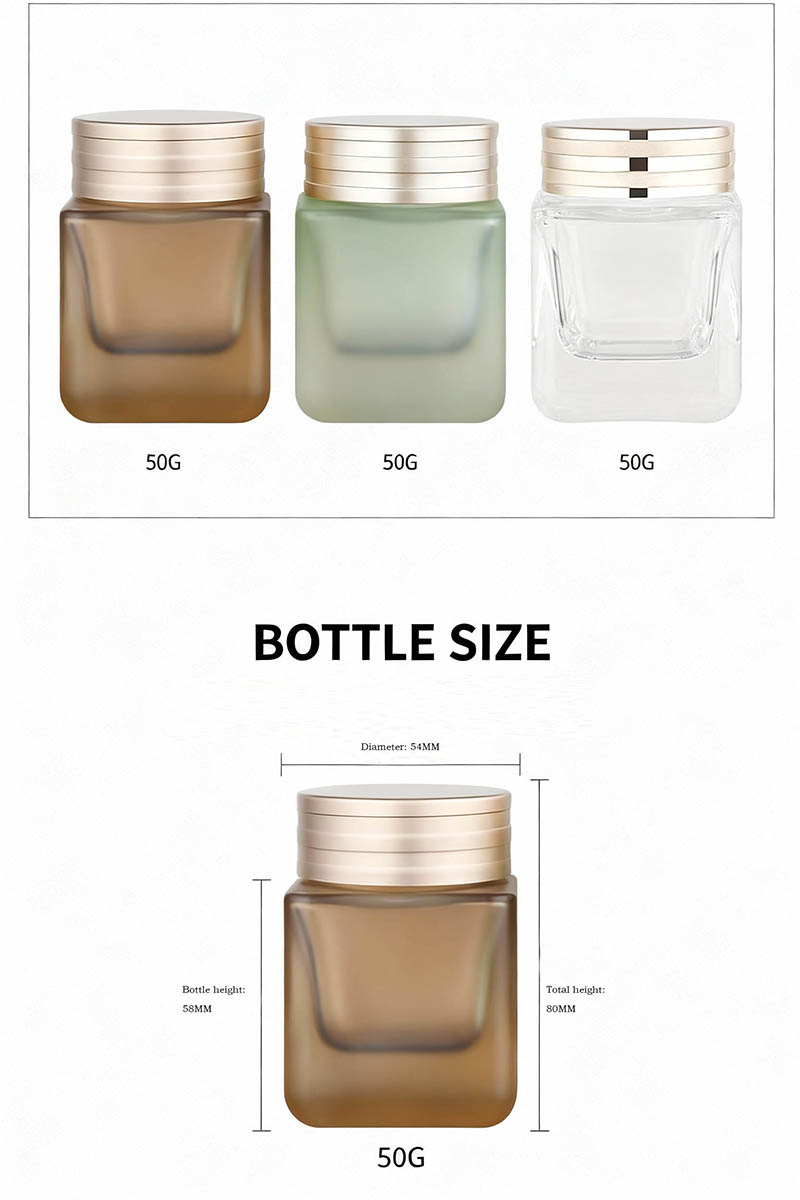 100ml glass cream jar for body butter