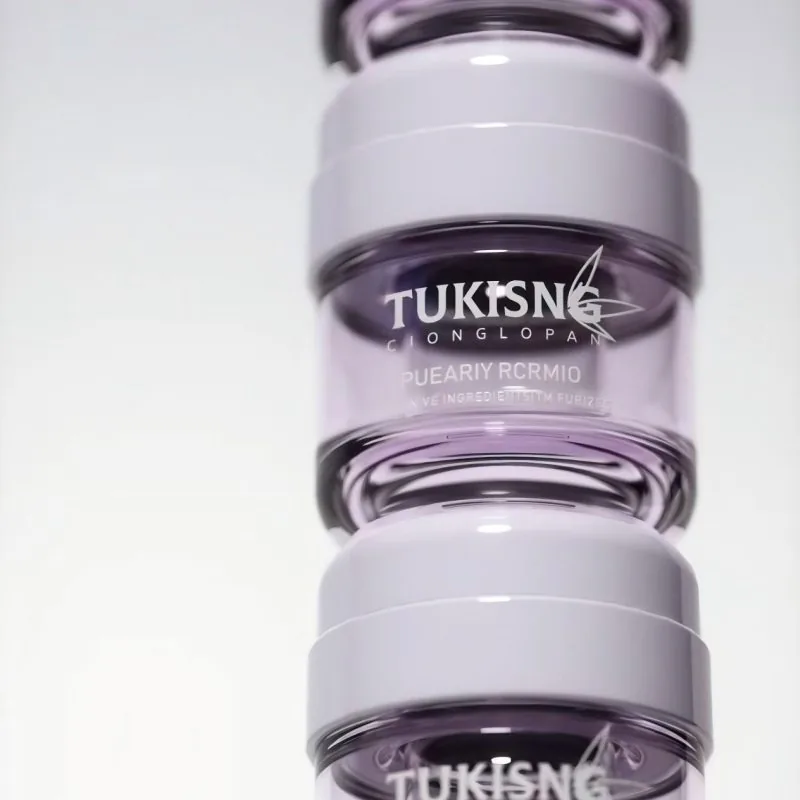 double wall glass cream jar - luxury skincare packaging