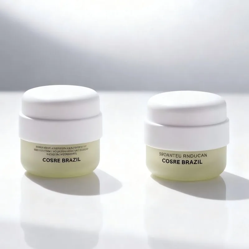 face cream blue jar