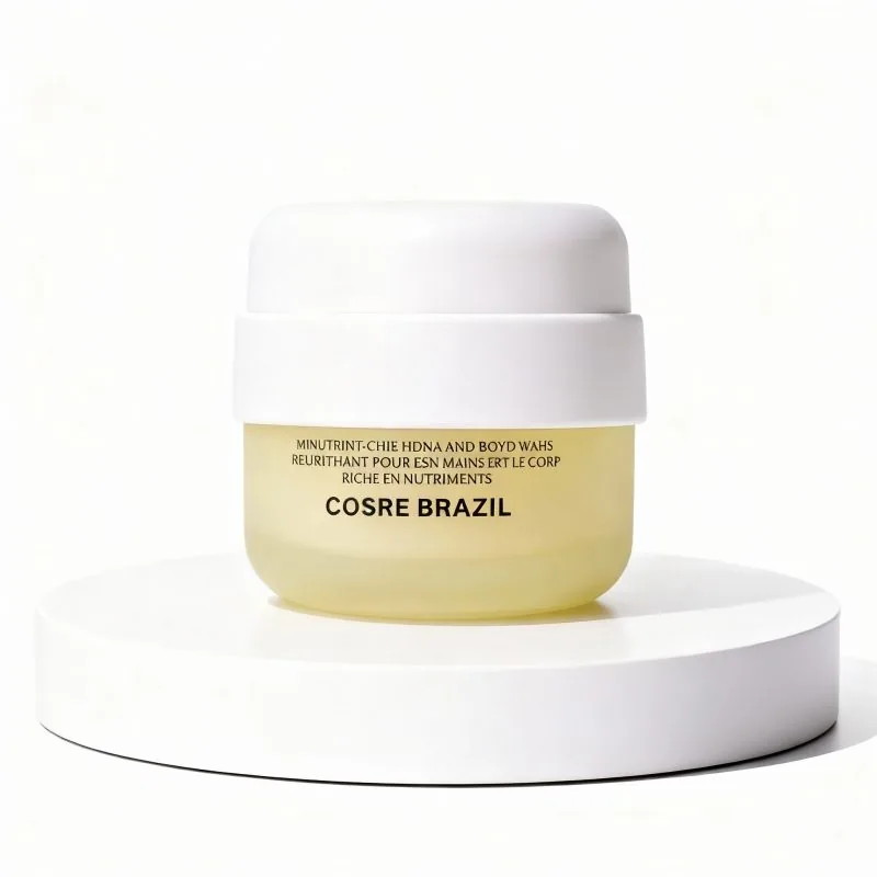 custom color glass cream jar - NAISI Packaging