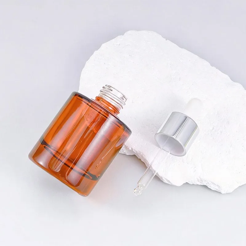 amber dropper bottle