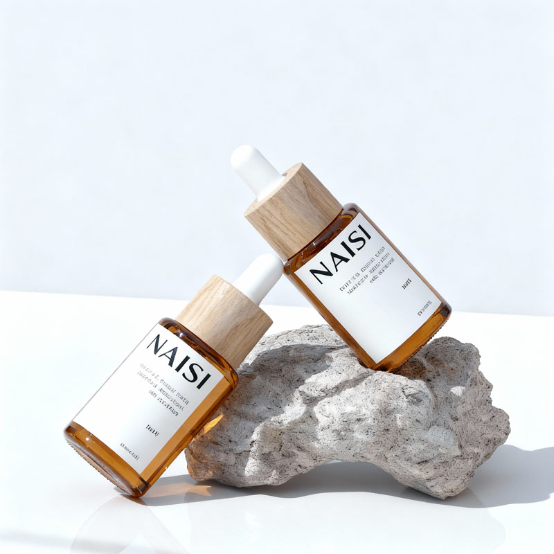 essential oil black bottle