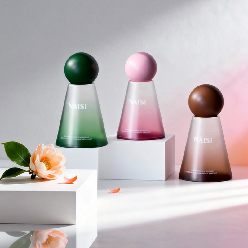 amber essential oil bottle with dropper