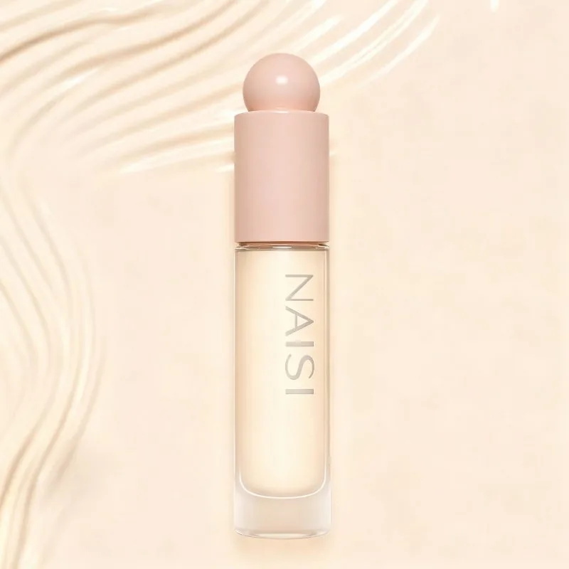 30ml frosted foundation bottle with pump
