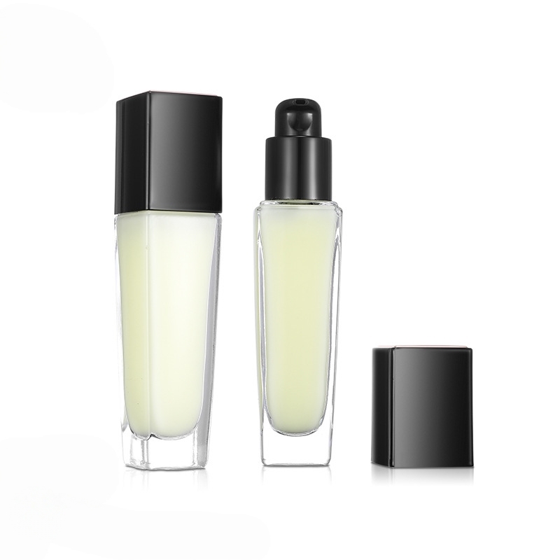 30ml frosted glass foundation bottle - premium