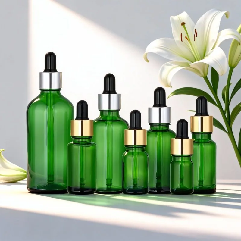 100ml amber Boston round bottle for essential oil