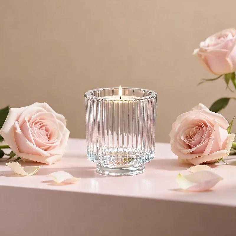 candle glass cylinder