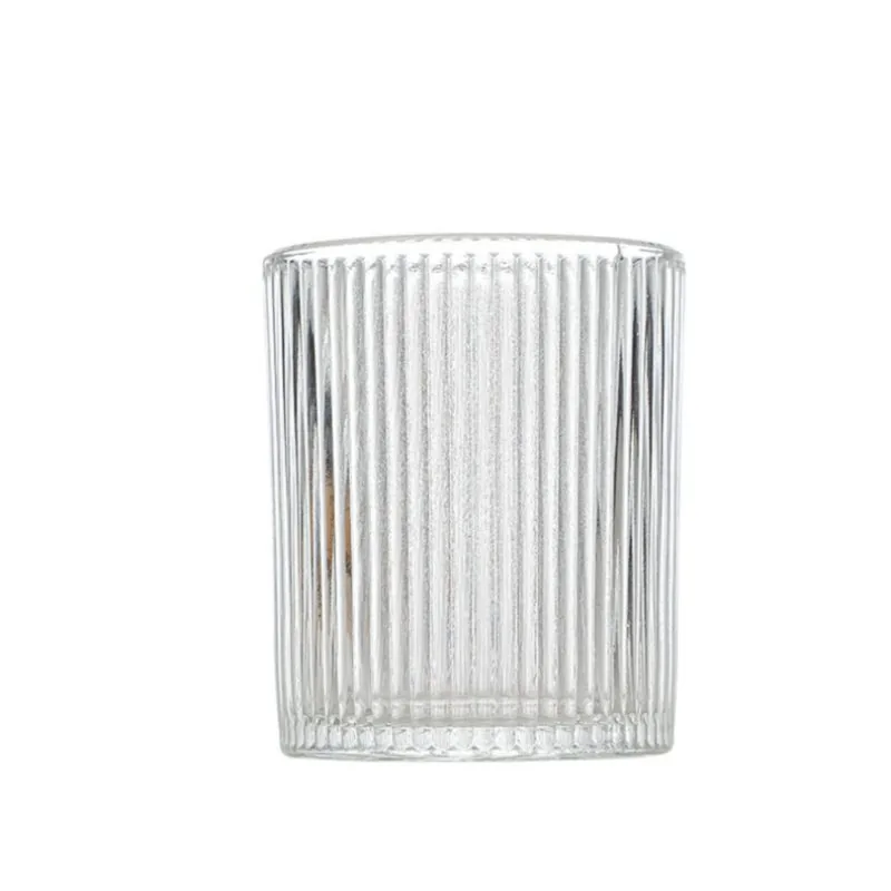 9oz glass candle jar with metal lid - vintage candle