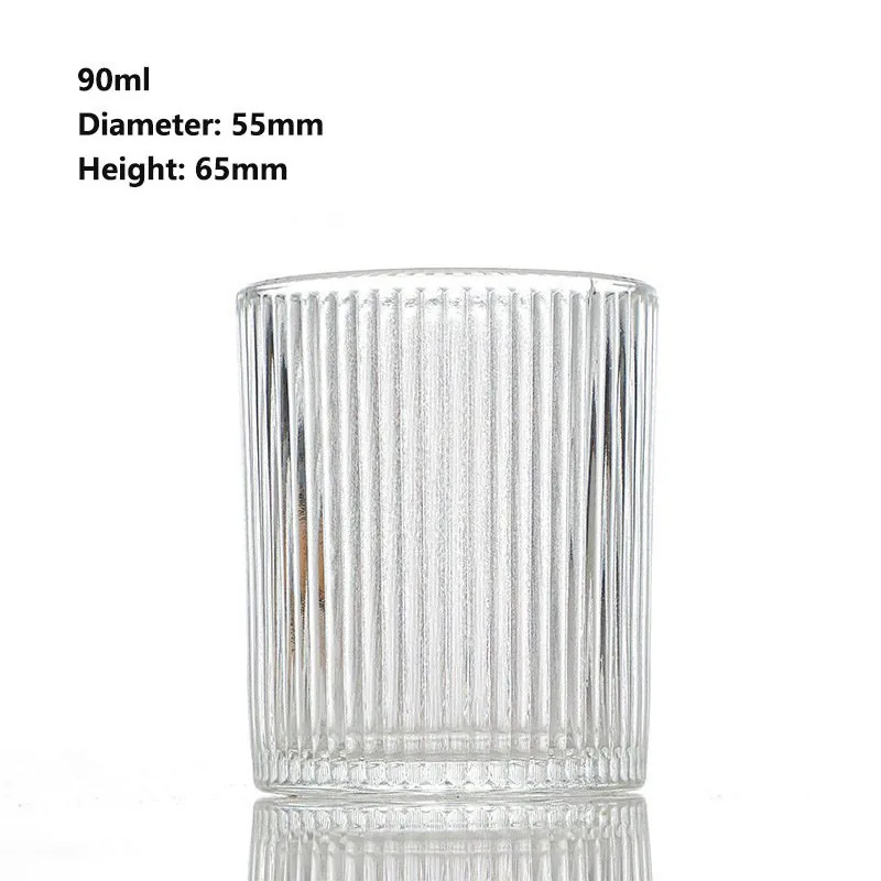 10oz glass candle jar with silver cap - elegant candle
