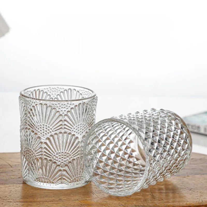 3oz clear glass candle jar - sample size - wholesale