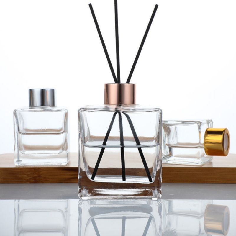 50ml square glass fragrance bottle - luxury