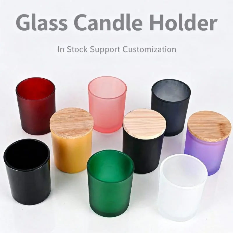 14oz clear glass candle jar - pillar candle container