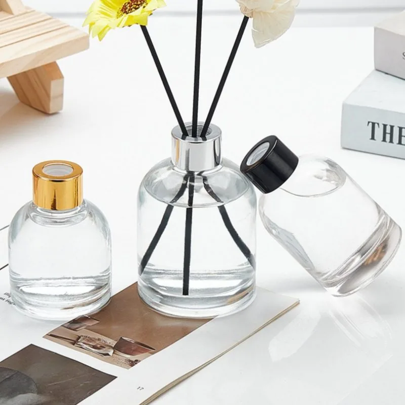 candle scented glass bottle