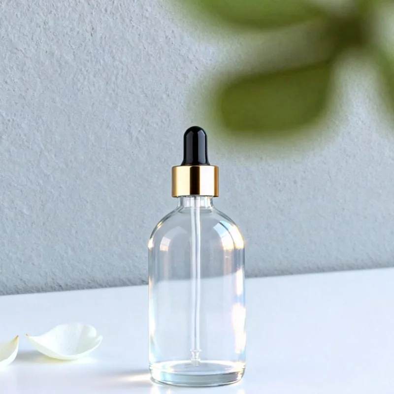 clear essential oil roller bottles