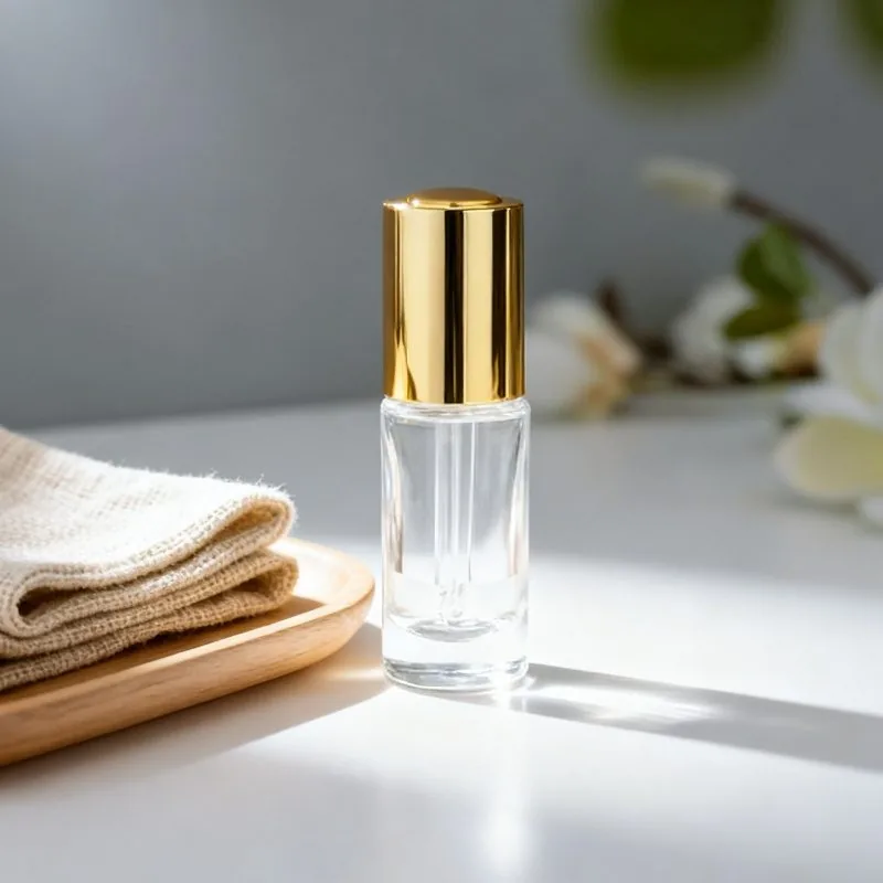 glass essential oil bottles