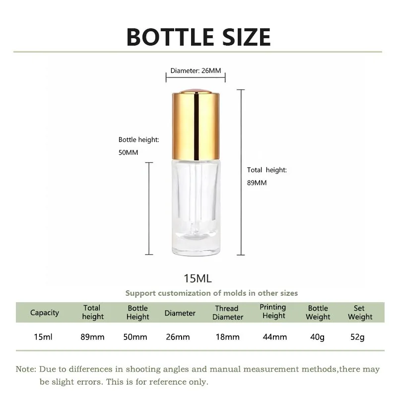essential oil glass containers