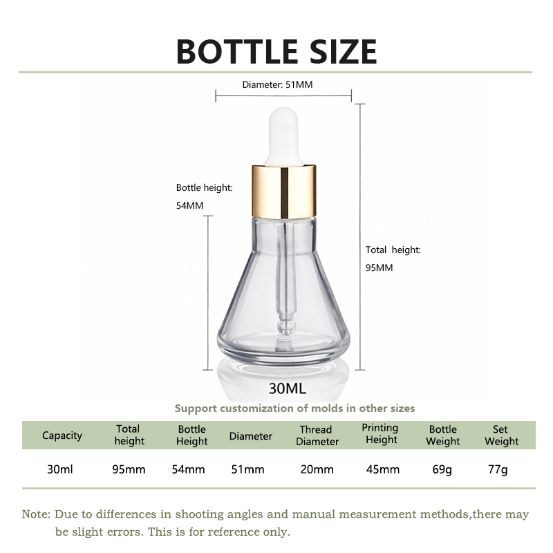 empty serum bottle with dropper