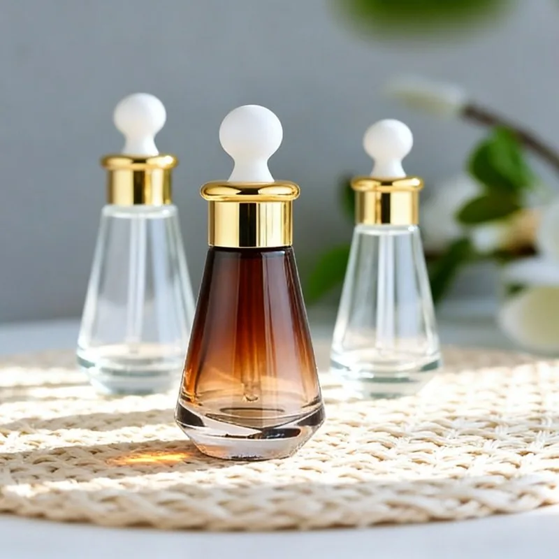 50ml glass essential oil bottle with dropper cap