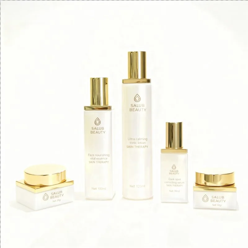 glass bottle set for organic skincare brand glass bottle set for organic skincare brand