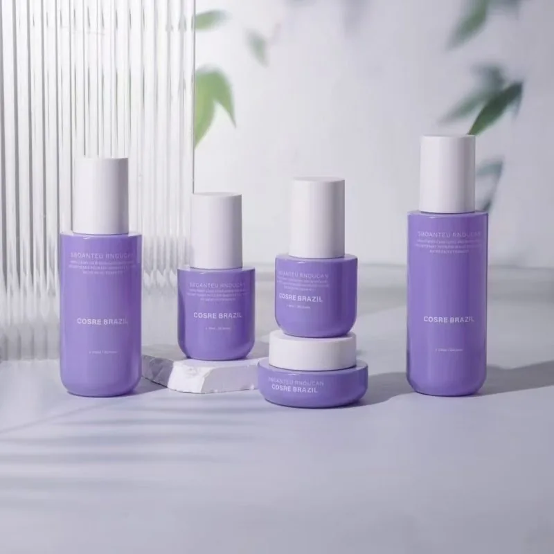 2 piece glass bottle set - serum and cream combo 2 piece glass bottle set - serum and cream combo