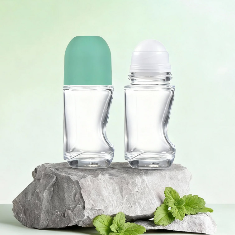 30ml deodorant and antiperspirant roll-on glass bottle