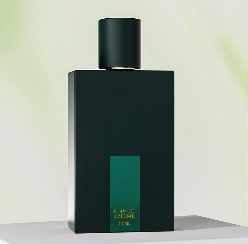 Custom Refill Unique Square 100ml Glass Cologne Bottles for Men