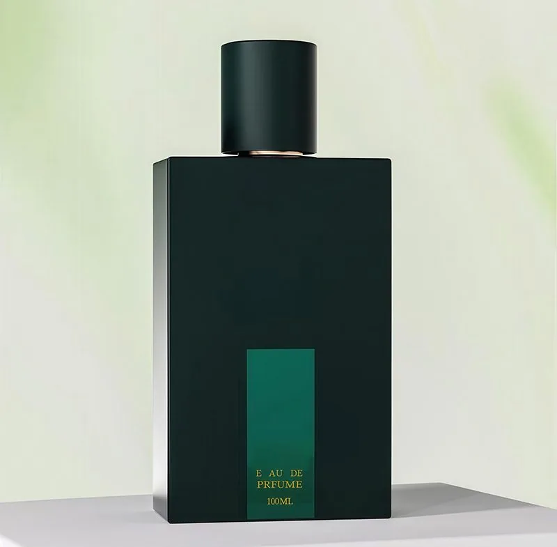 Custom Refill Unique Square 100ml Glass Cologne Bottles for Men
