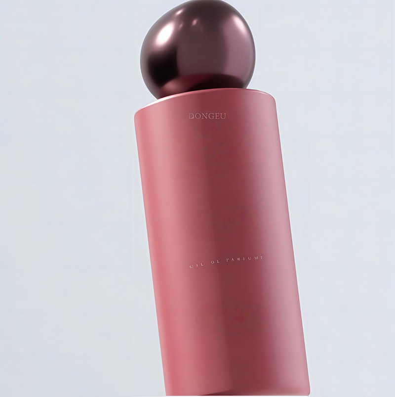 luxury new glass perfume bottle 30ml with colorful ball cap