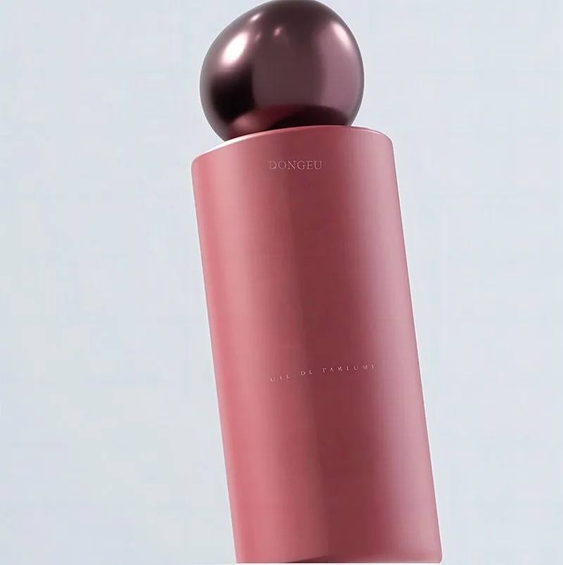 luxury new glass perfume bottle 30ml with colorful ball cap