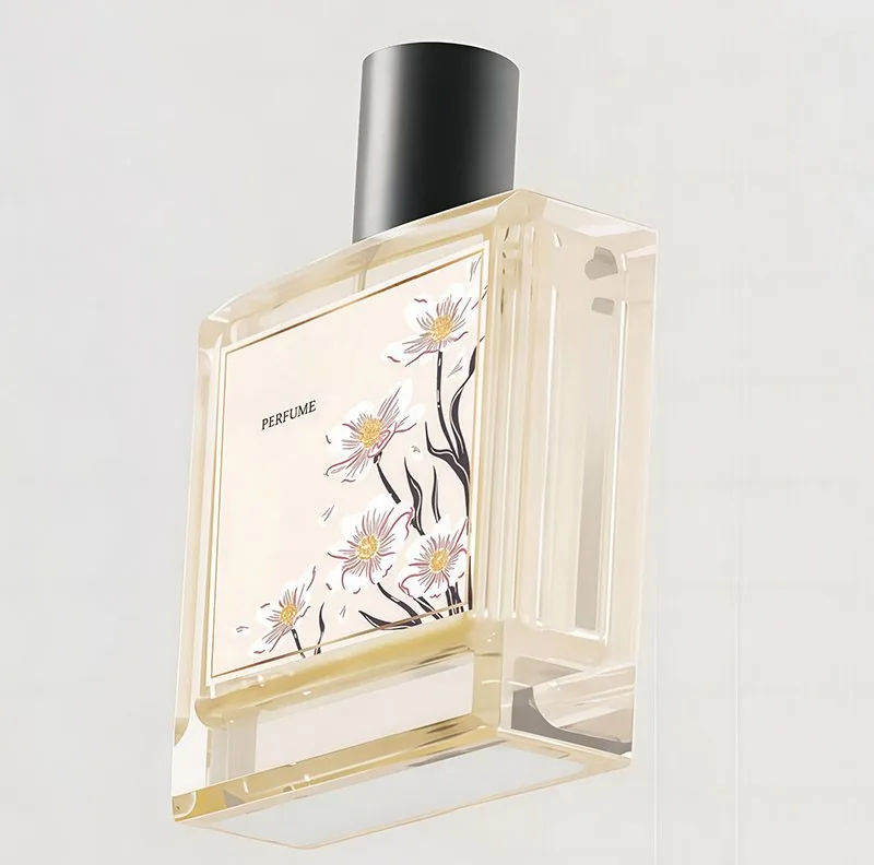 100ml Square Perfume Spray Bottle Glass