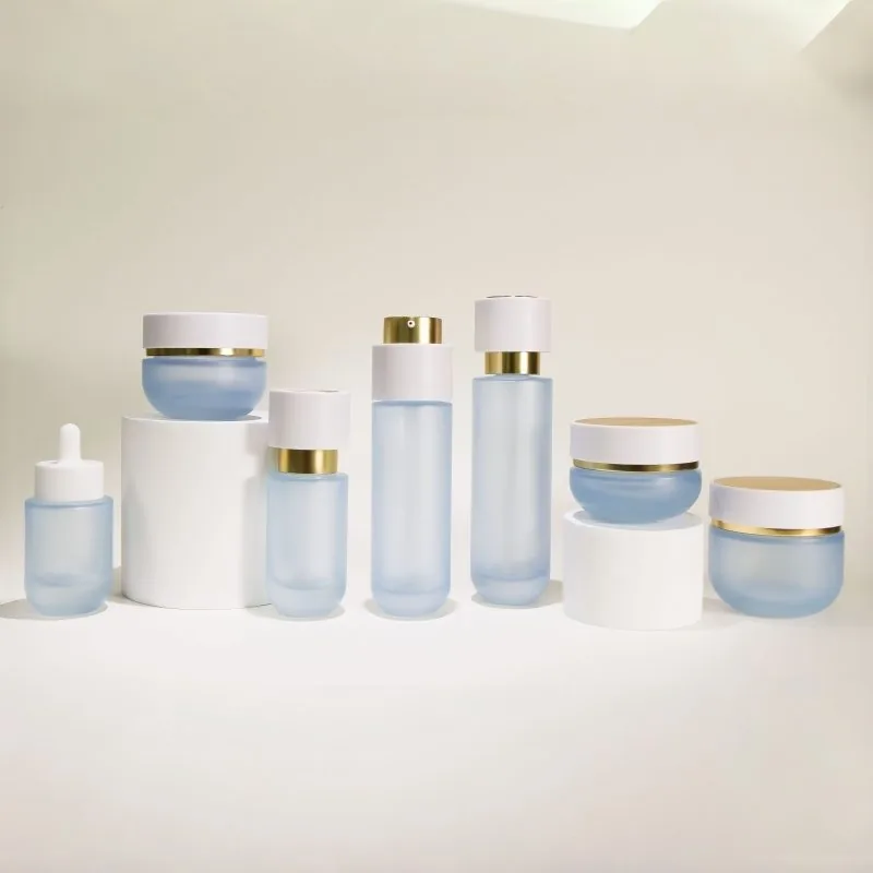 30ml 100ml 50g Glass Cosmetic Bottle Packaging Essential Oil Cream Lotion Bottle