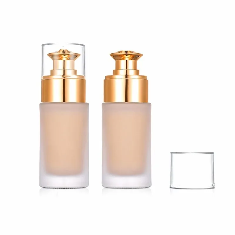 NS-F007 Rose Gold Glass Luxury Cosmetic Packaging