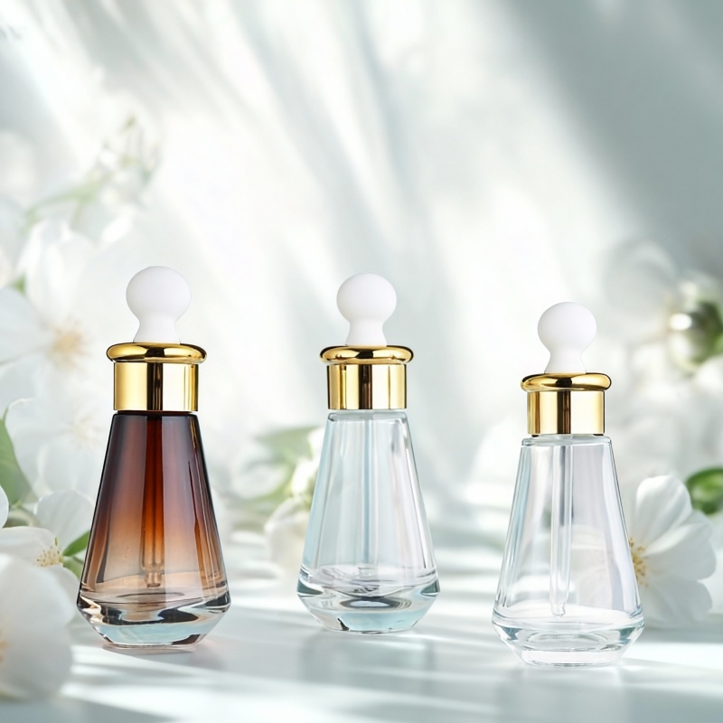 Customizable 30ml/50ml empty glass bottles for serum foundation