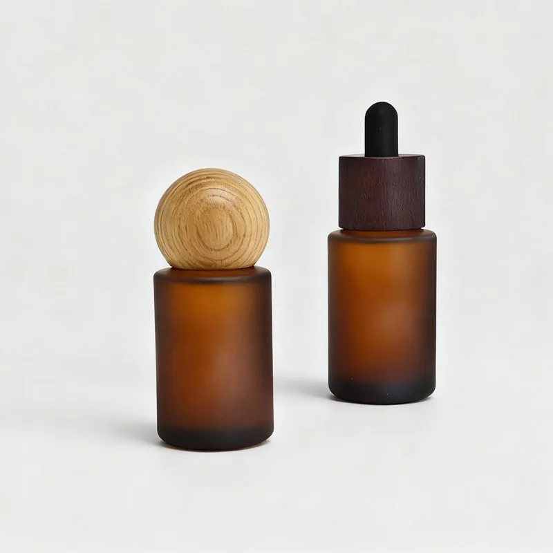 30ml dark-colored scrub oil light-proof bottle for individual portions