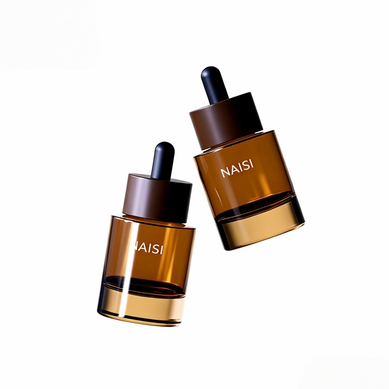 50ml, 80ml, 100ml thick-bottomed cylindrical bottle cosmetic essence liquid transfer bottles