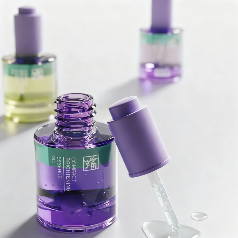 15ml 30ml 50ml cylindrical thick-bottomed push-down dropper bottle