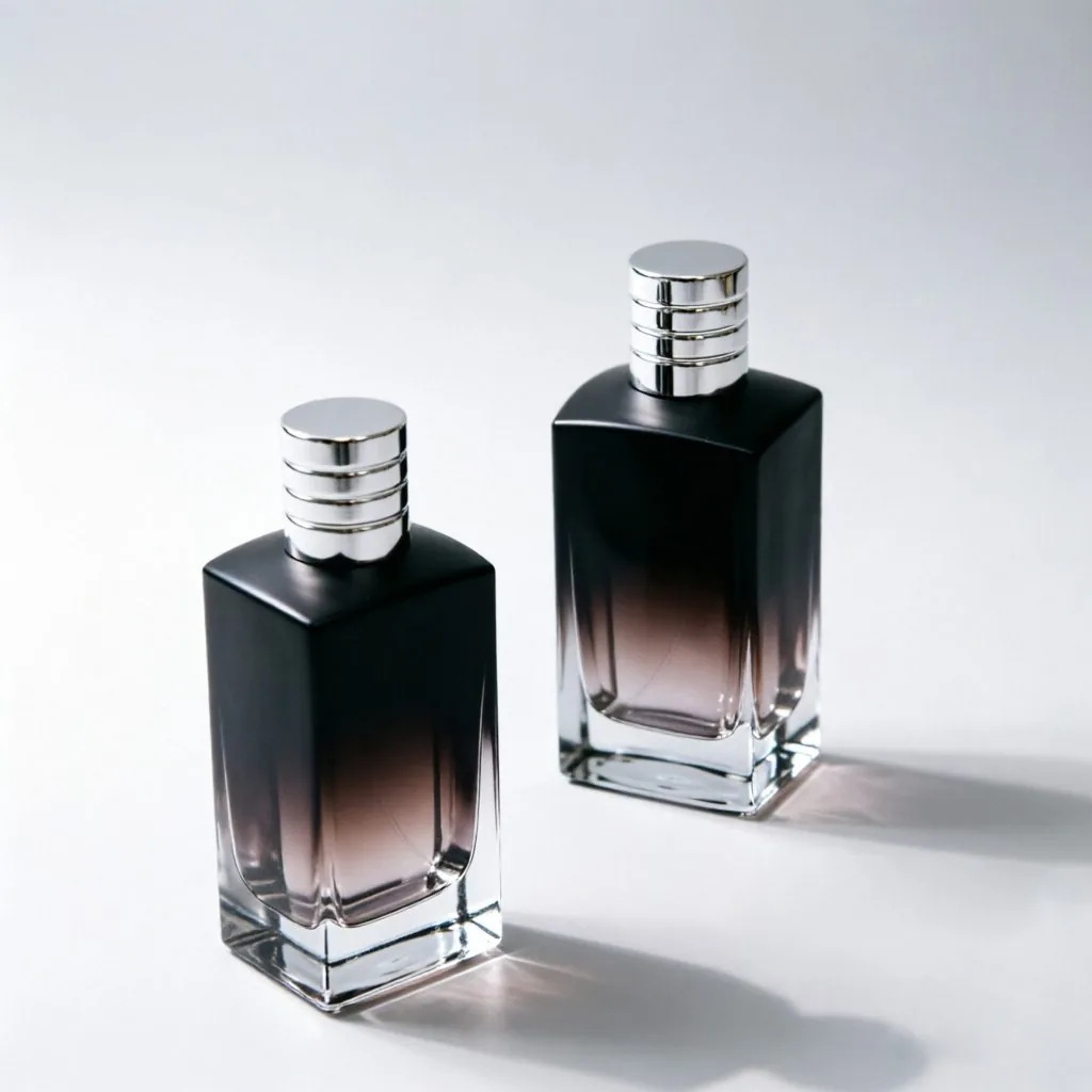 100ml Black Gradient Square Perfume Bottle