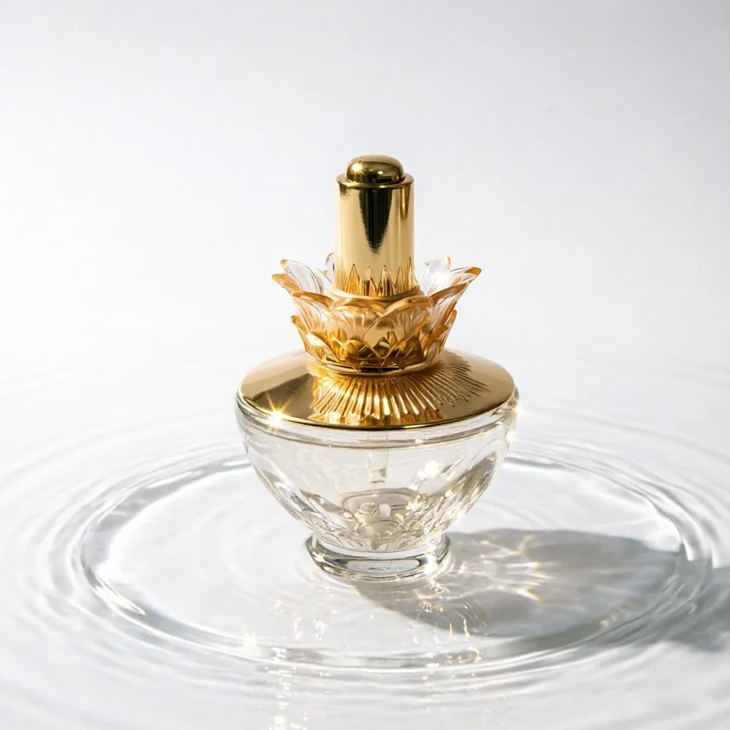 Decorative Luxury Glass Essence Bottle