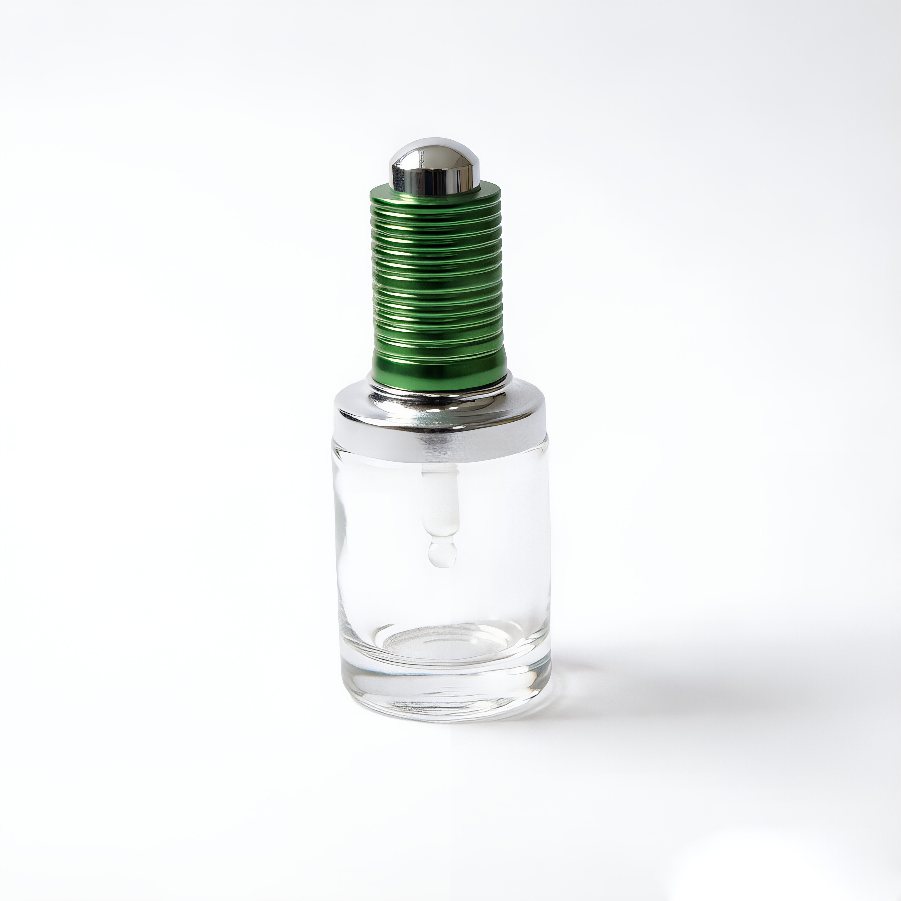 Airless Glass Serum Pump Bottle