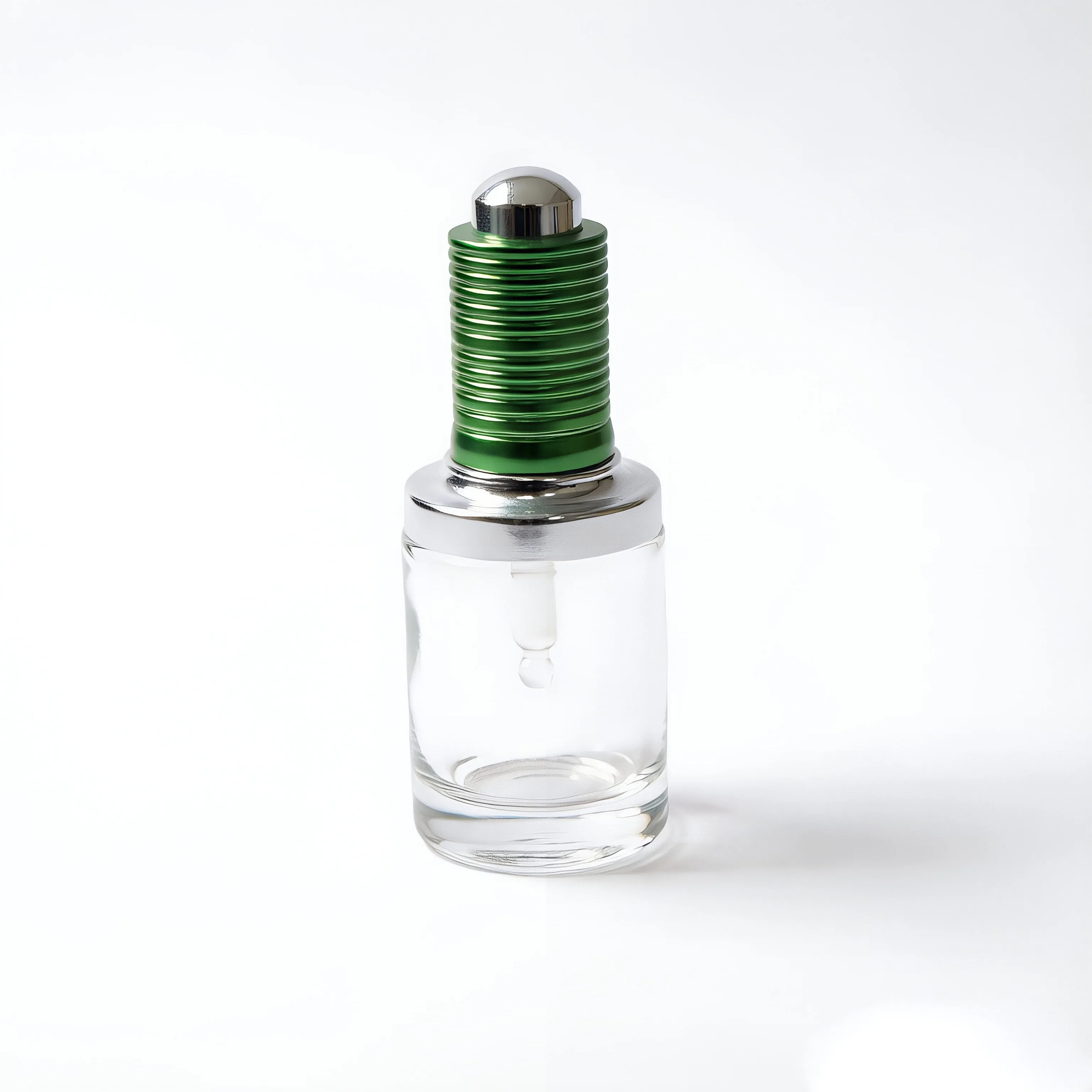 Airless Glass Serum Pump Bottle