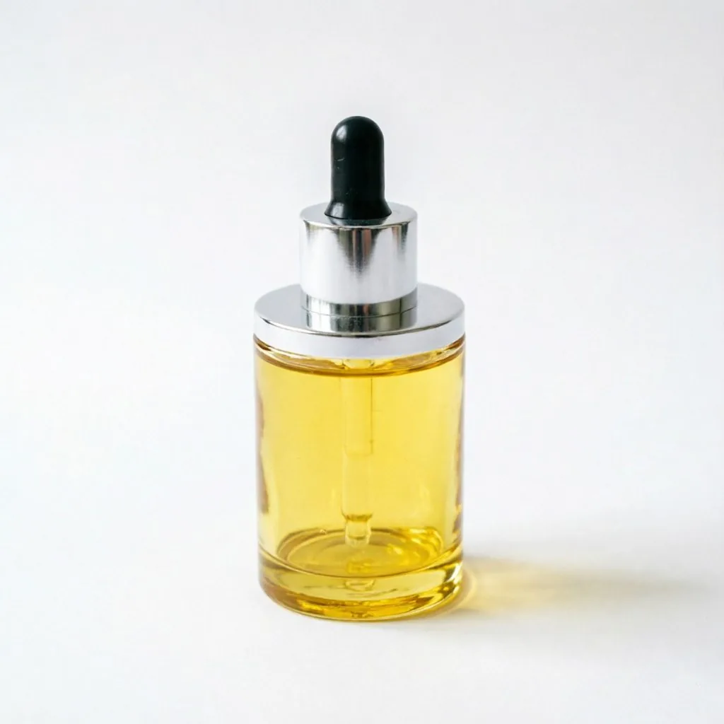 Yellow Glass Essential Oil Bottle with Dropper